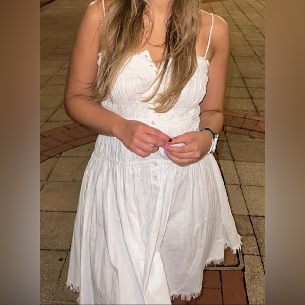 Rita Ora Button Through Mini Dress